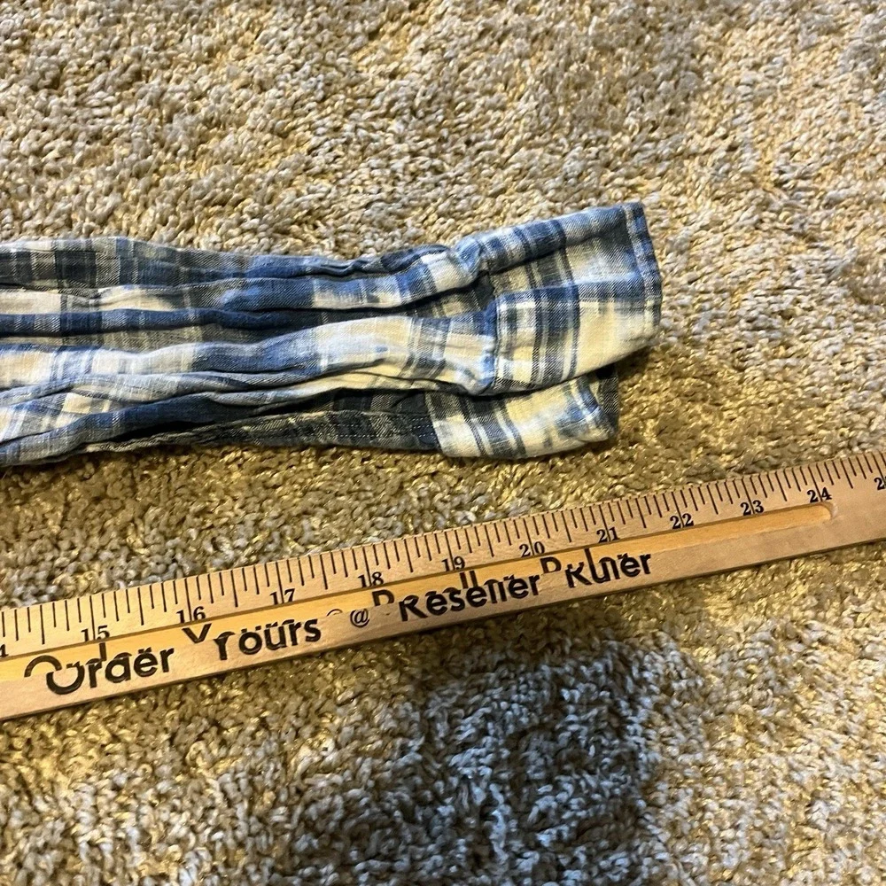 Polo Ralph Lauren Bleached Denim‎ Style Button Up Men's 2XL Lightweight